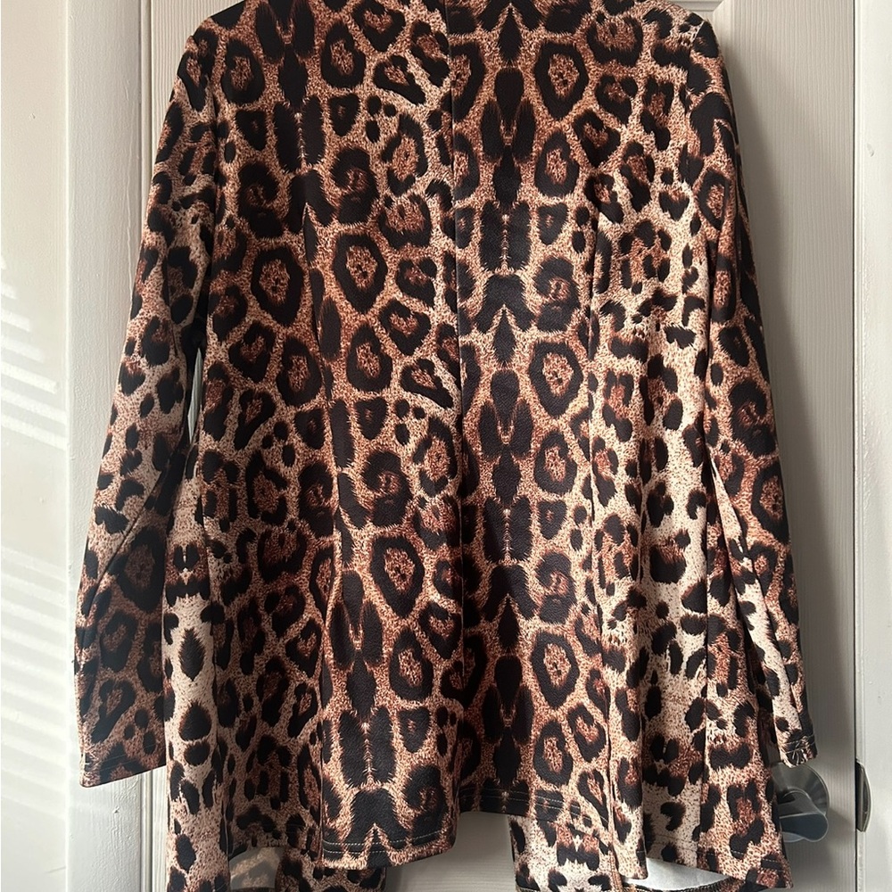 Leopard Print SHEIN Blazer - Size XL
